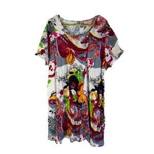 Parsley & Sage Art Wear Rainbow Flowy Dress